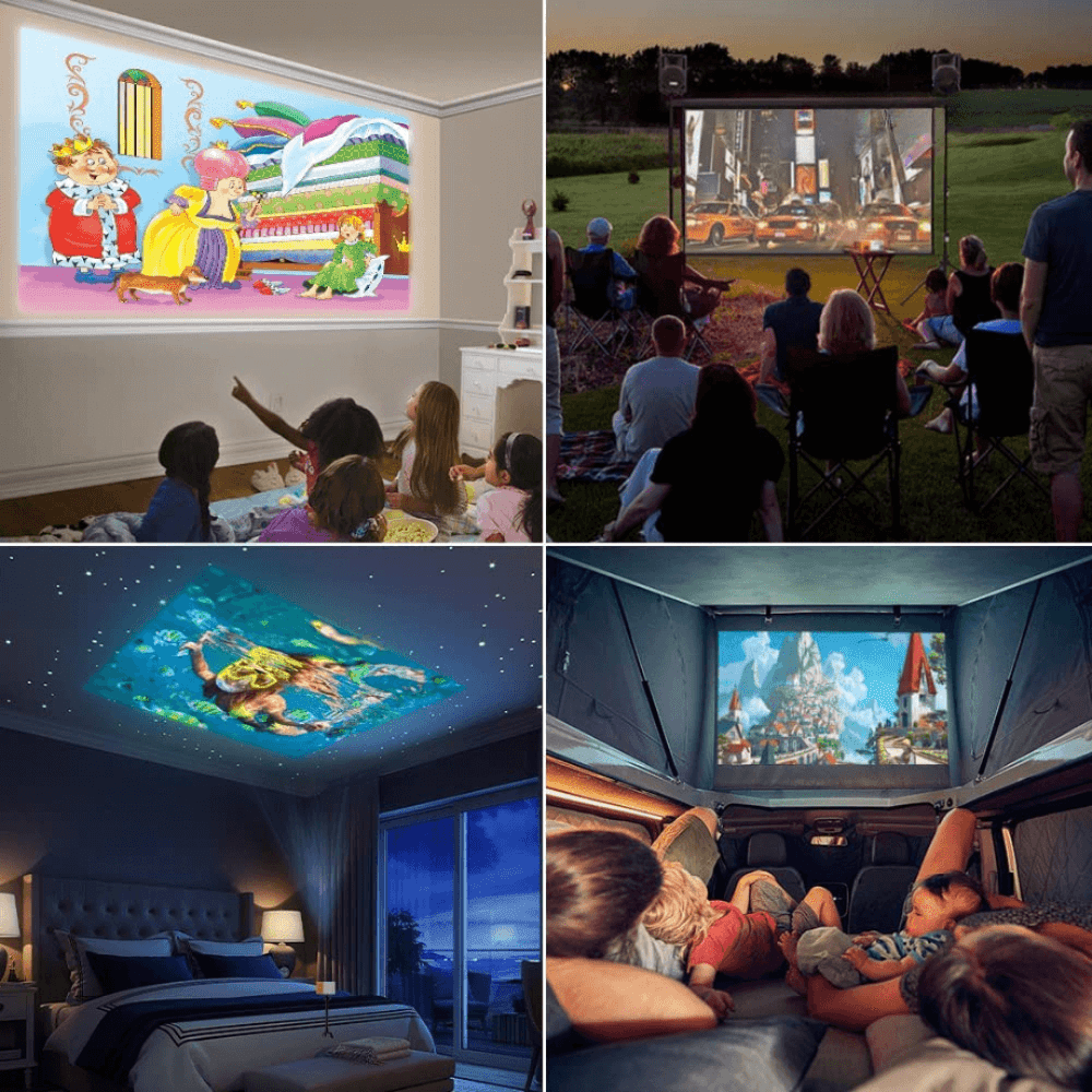 Mini Projector with HDMI Connectivity for Home Cinema – Portable 100-Inch Display 2