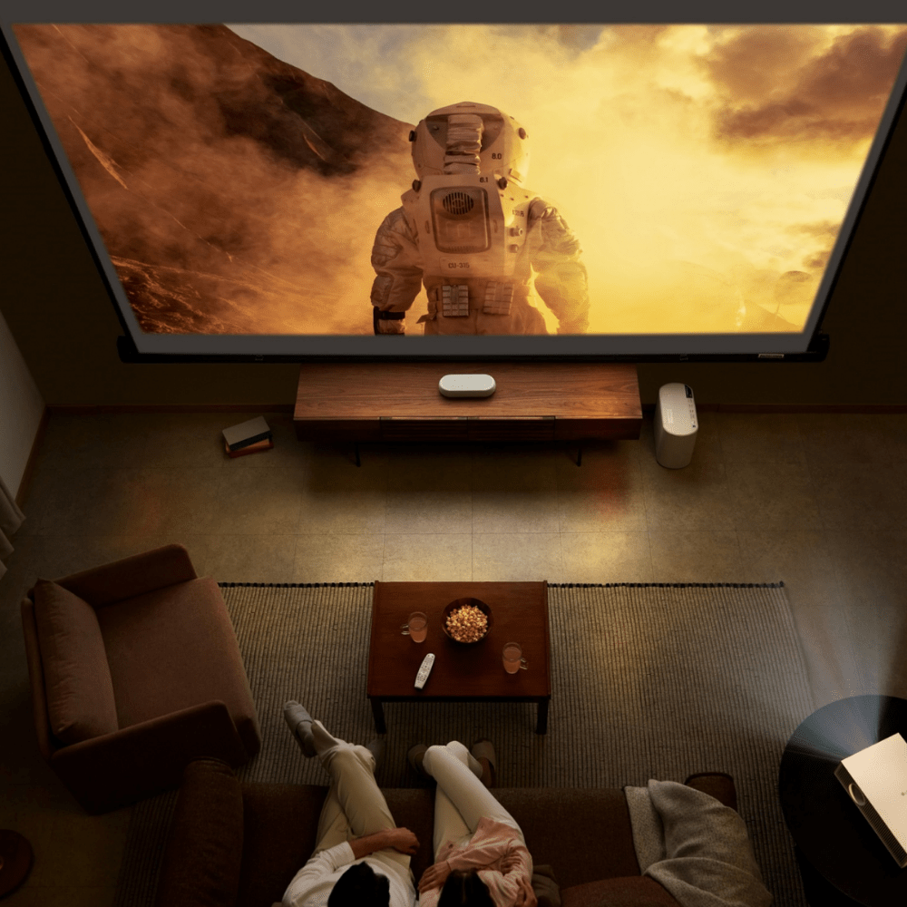 Mini Projector with HDMI Connectivity for Home Cinema – Portable 100-Inch Display 0