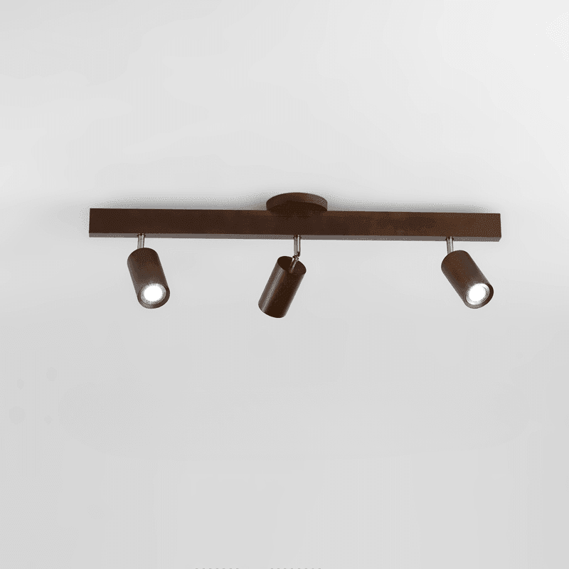 Minimalist Ceiling Lamp with Adjustable Light – Natural Wood Scandinavian Design – Ø30cm