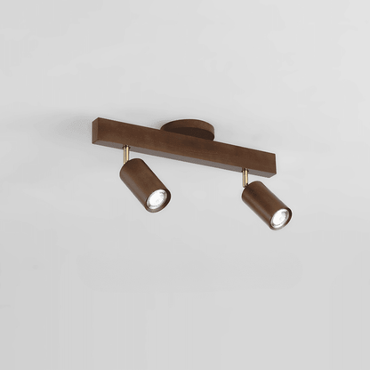 Minimalist Ceiling Lamp with Adjustable Light – Natural Wood Scandinavian Design – Ø30cm