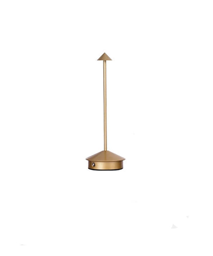 Minimalist wireless table lamp featuring a sleek design, dimmable LED functionality, and portability for indoor and outdoor use. 5