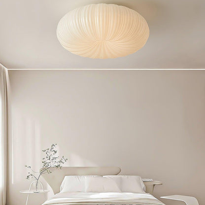 Modern ceiling lamp featuring a sleek metal and PE acrylic design, equipped with a remote dimming function for customizable lighting. 6