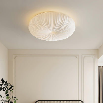 Modern ceiling lamp featuring a sleek metal and PE acrylic design, equipped with a remote dimming function for customizable lighting. 1