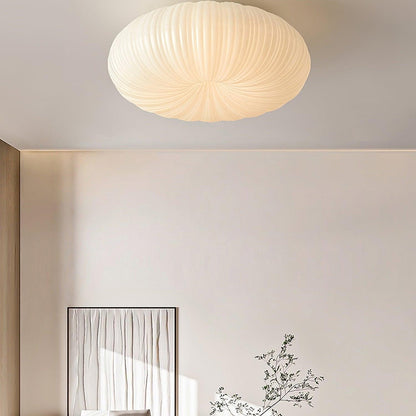 Modern ceiling lamp featuring a sleek metal and PE acrylic design, equipped with a remote dimming function for customizable lighting. 8