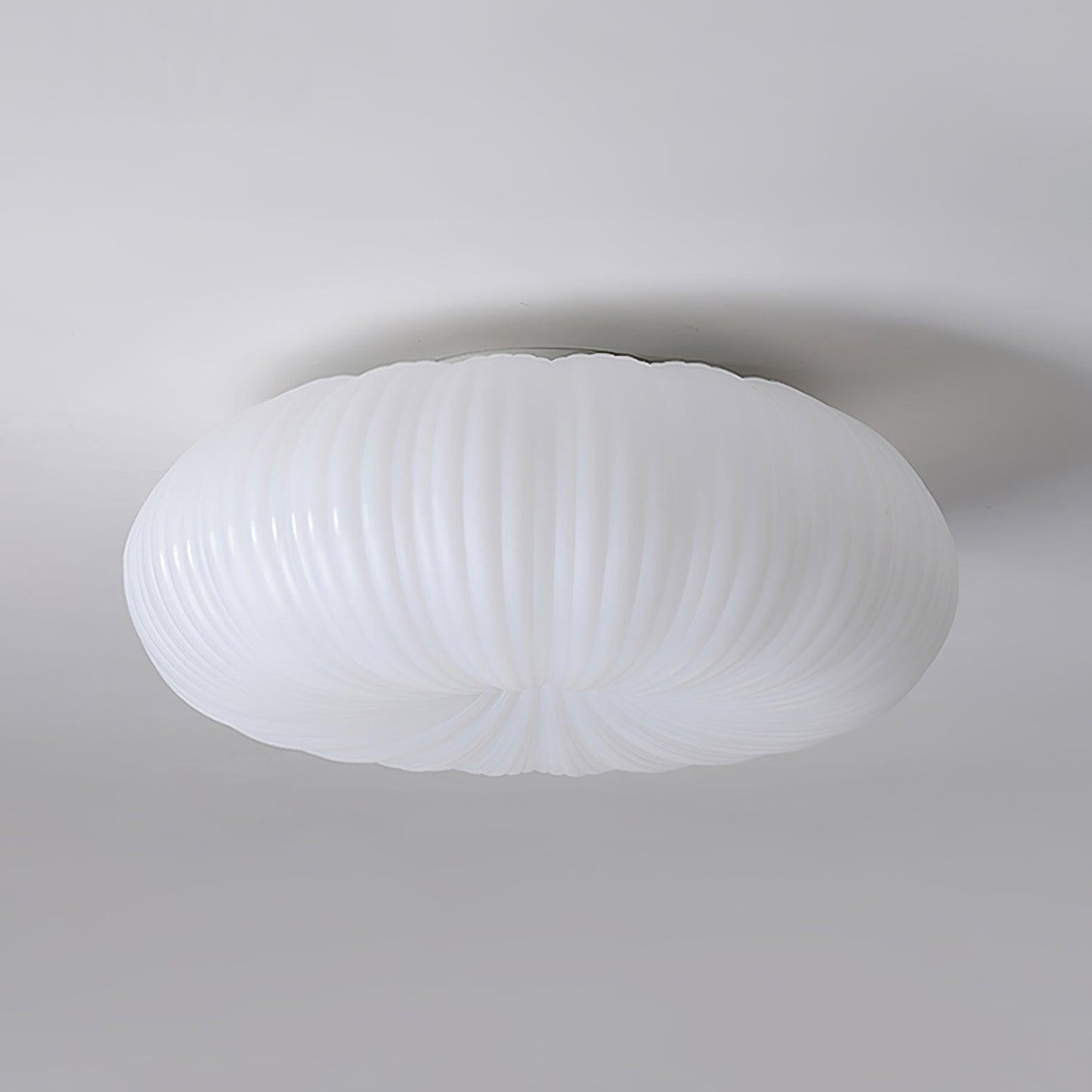 Modern ceiling lamp featuring a sleek metal and PE acrylic design, equipped with a remote dimming function for customizable lighting. 10