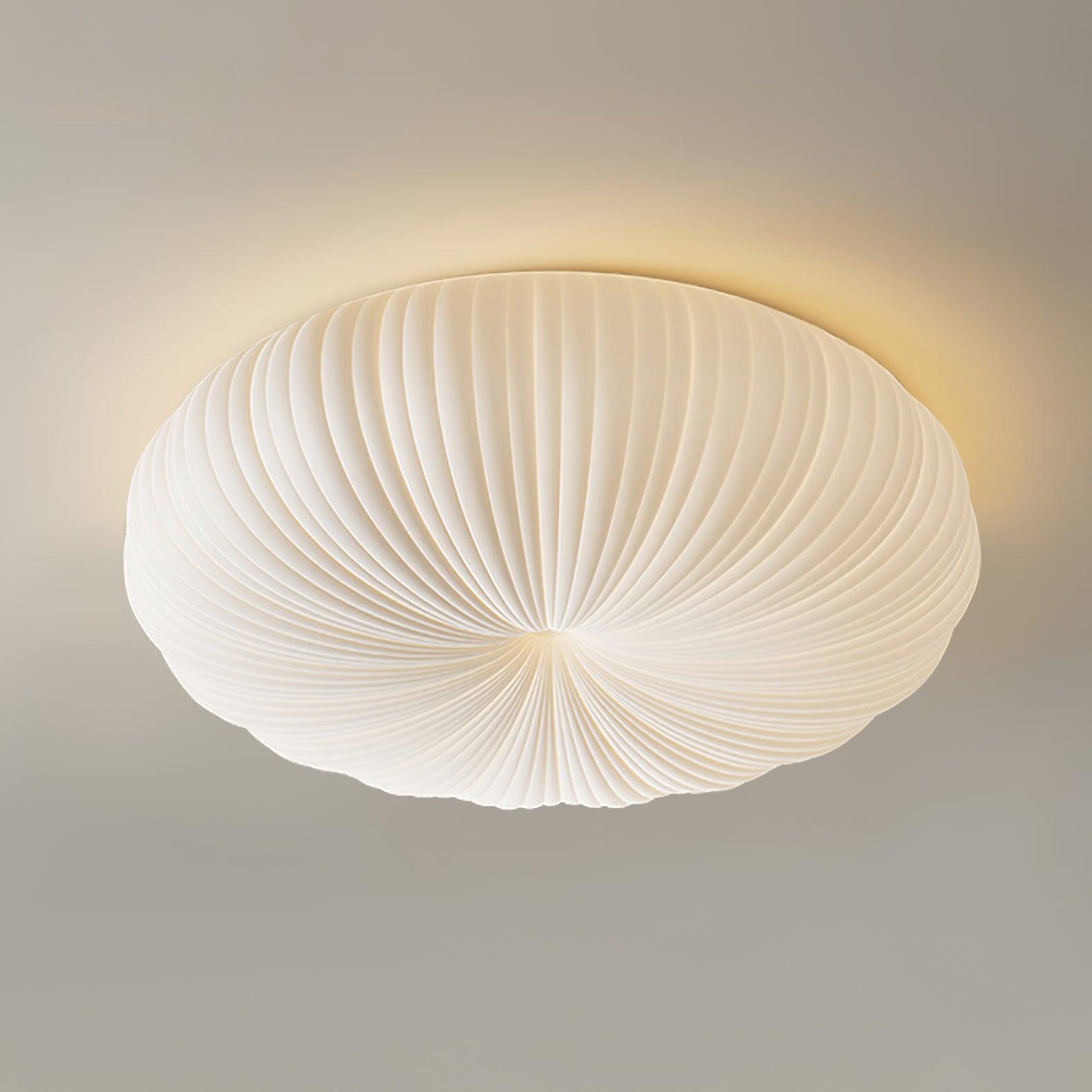 Modern ceiling lamp featuring a sleek metal and PE acrylic design, equipped with a remote dimming function for customizable lighting. 0