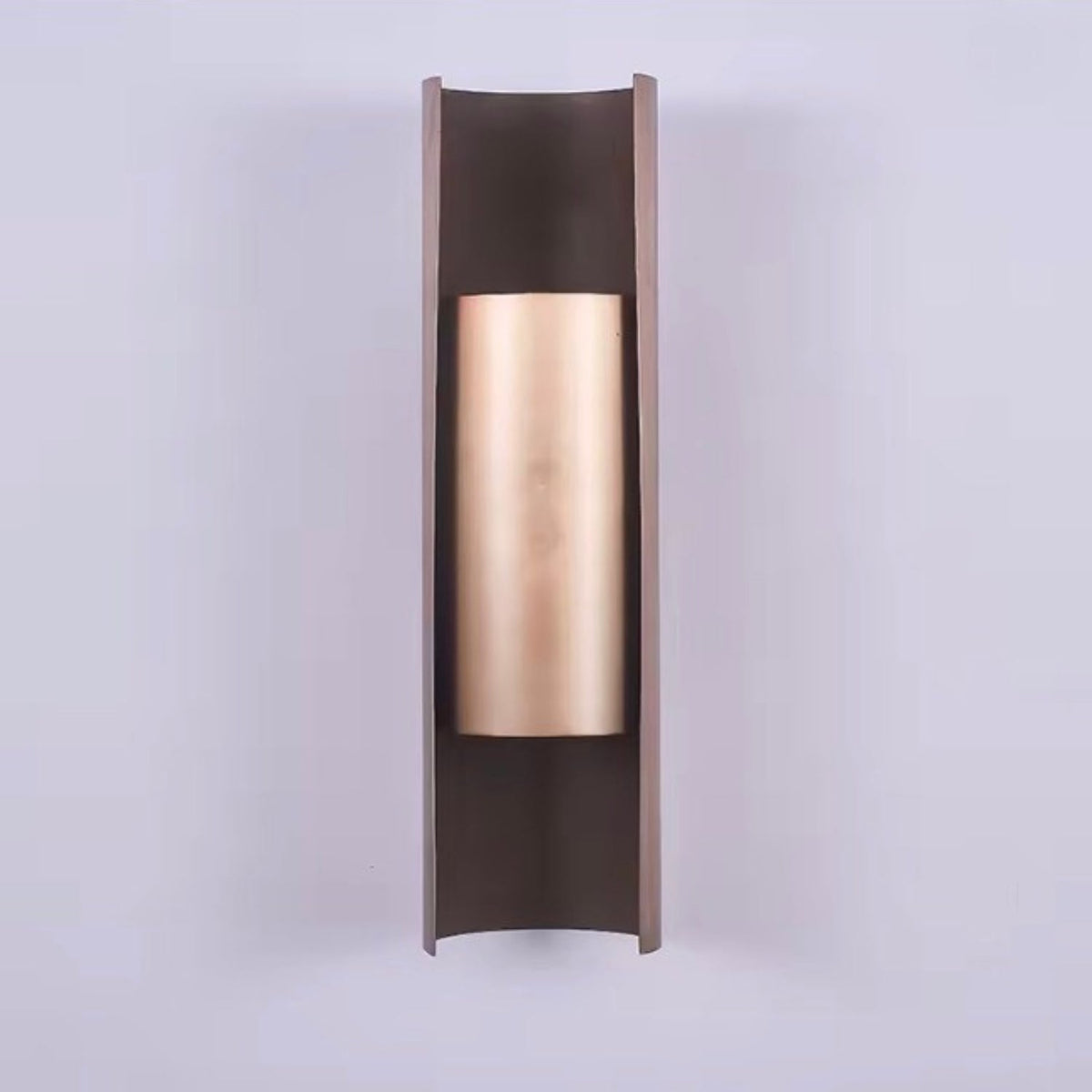 Modern minimalist wall lamp featuring a sleek stainless steel finish, designed to provide both upward and downward lighting for a contemporary ambiance in any room. 1
