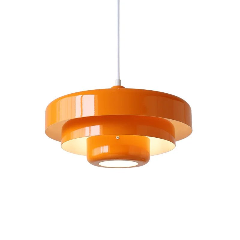 Modern pendant light featuring a Scandinavian minimalist design, adjustable height, perfect for illuminating kitchen islands and dining areas. 4