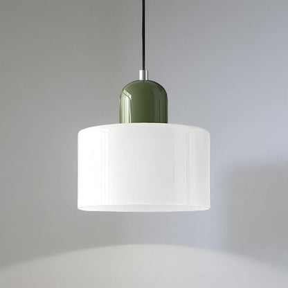 Modern pendant light featuring a sleek design with a glass shade, ideal for illuminating kitchen islands and dining areas. 28
