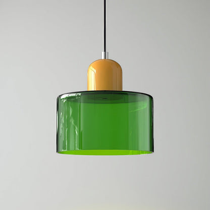 Modern pendant light featuring a sleek design with a glass shade, ideal for illuminating kitchen islands and dining areas. 15
