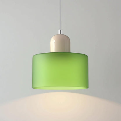 Modern pendant light featuring a sleek design with a glass shade, ideal for illuminating kitchen islands and dining areas. 17