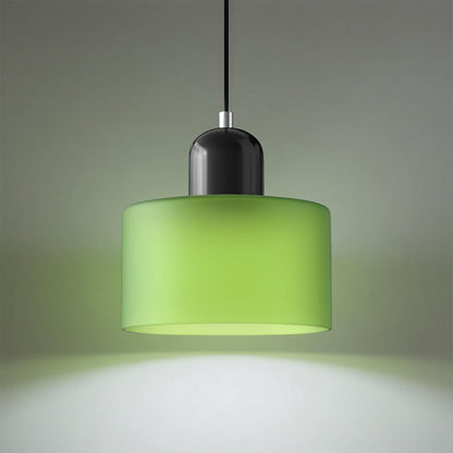 Modern pendant light featuring a sleek design with a glass shade, ideal for illuminating kitchen islands and dining areas. 23