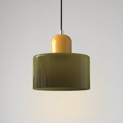 Modern pendant light featuring a sleek design with a glass shade, ideal for illuminating kitchen islands and dining areas. 5