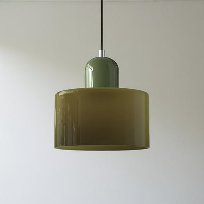 Modern pendant light featuring a sleek design with a glass shade, ideal for illuminating kitchen islands and dining areas. 6