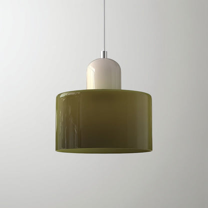 Modern pendant light featuring a sleek design with a glass shade, ideal for illuminating kitchen islands and dining areas. 7