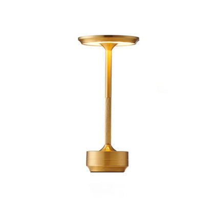 Modern table lamp featuring adjustable LED light, cordless and waterproof design, perfect for both indoor and outdoor settings. 2
