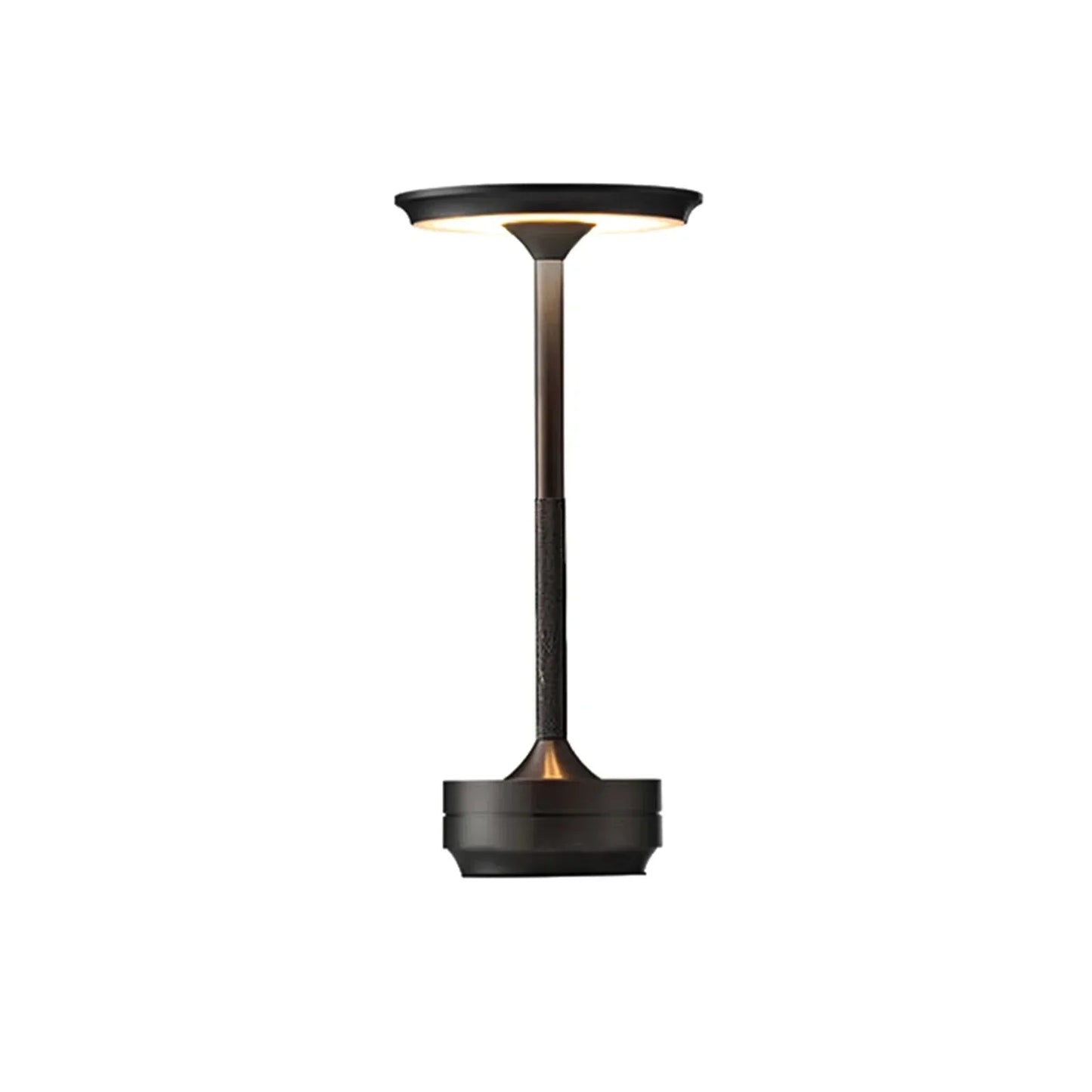 Modern table lamp featuring adjustable LED light, cordless and waterproof design, perfect for both indoor and outdoor settings. 3