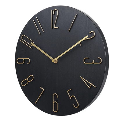 Modern wall clock featuring a colorful ABS design, 30 cm in diameter, ensuring precise timekeeping and adding a stylish touch to any room décor. 0