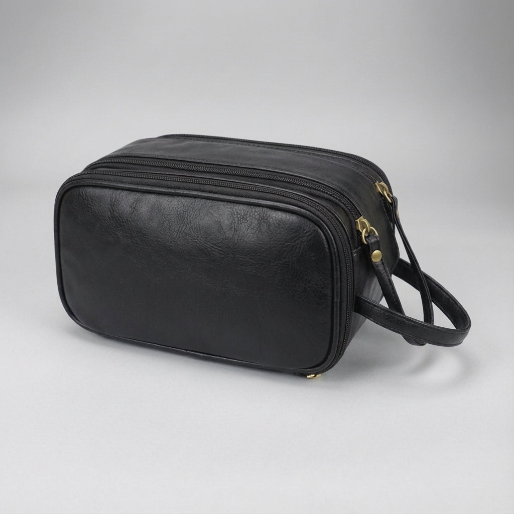 Multi-Compartment Toiletry Bag featuring a Wet-Dry Section, designed for easy organization and water resistance, perfect for travel for both men and women 5