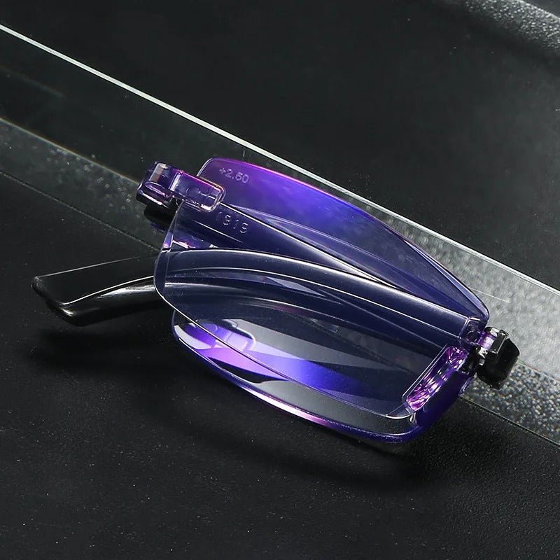 Multifocal reading glasses made from lightweight TR90 material, featuring anti-blue light protection for seamless vision and comfort. 5