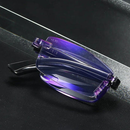 Multifocal reading glasses made from lightweight TR90 material, featuring anti-blue light protection for seamless vision and comfort. 5