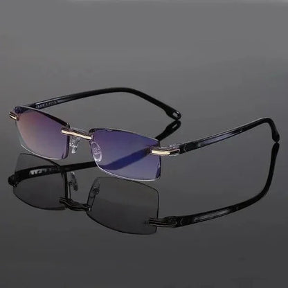 Multifocal reading glasses made from lightweight TR90 material, featuring anti-blue light protection for seamless vision and comfort. 0