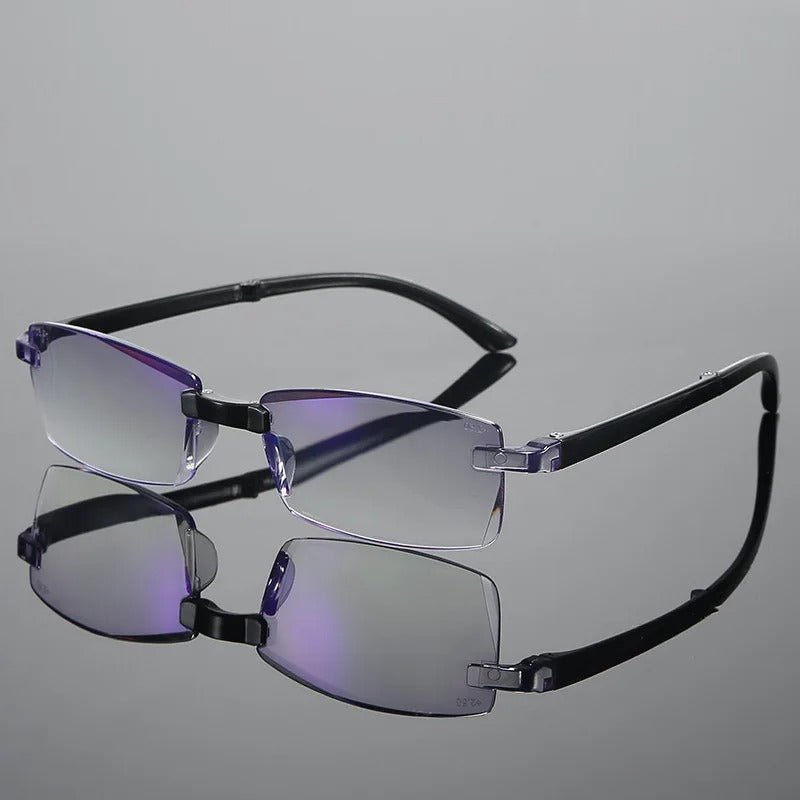 Multifocal reading glasses made from lightweight TR90 material, featuring anti-blue light protection for seamless vision and comfort. 6
