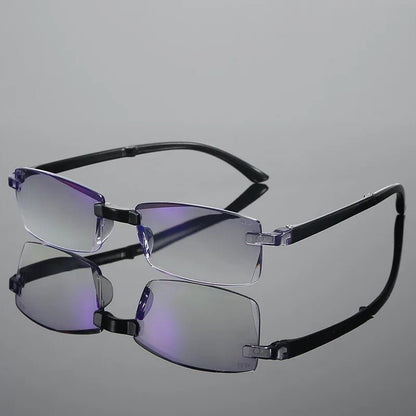 Multifocal reading glasses made from lightweight TR90 material, featuring anti-blue light protection for seamless vision and comfort. 6