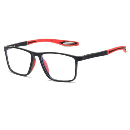 Multifocal reading glasses featuring a lightweight polycarbonate frame, designed for clear vision at all distances, perfect for reading and everyday use. 1