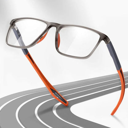 Multifocal reading glasses featuring a lightweight polycarbonate frame, designed for clear vision at all distances, perfect for reading and everyday use. 5