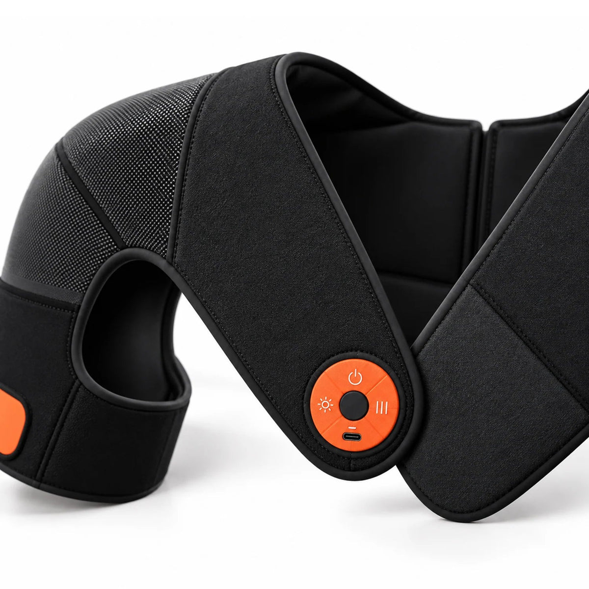 Neck and Shoulder Massager featuring adjustable infrared heat and vibration for cordless pain relief, designed to soothe tension and improve relaxation. 4