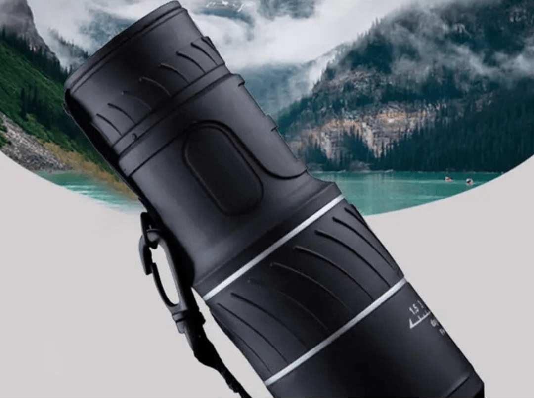 Night Vision Monocular with High Zoom and Dual Mode – Black Outdoor Viewing Scope with 50mm Lens and BAK4 Prism