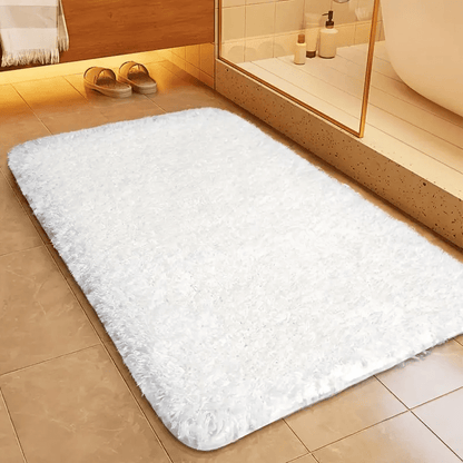 Non-slip bath mat featuring a luxurious soft textile design, providing enhanced comfort and stability for a safe and stylish bathroom experience. 4