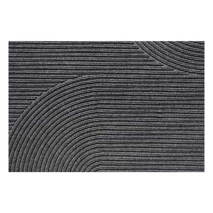 Non-slip door mat designed for indoor and outdoor use, made from eco-friendly polypropylene featuring a modern design. 4