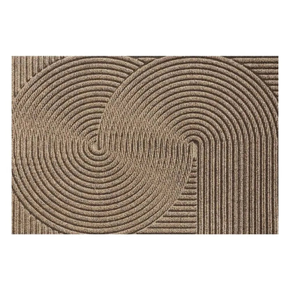 Non-slip door mat designed for indoor and outdoor use, made from eco-friendly polypropylene featuring a modern design. 5