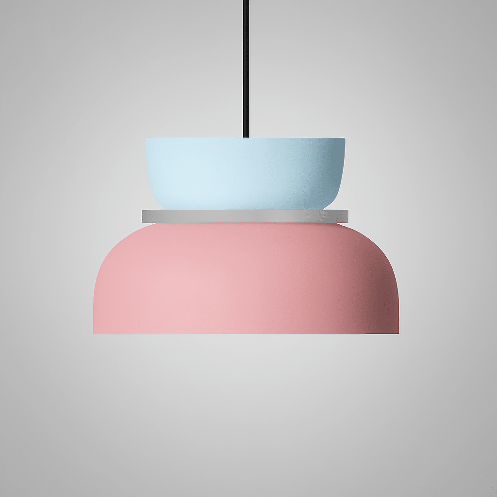 Nordic Hanging Lamp with LED Light – Colorful Metal Shade for Kitchen Pendant Lighting 10
