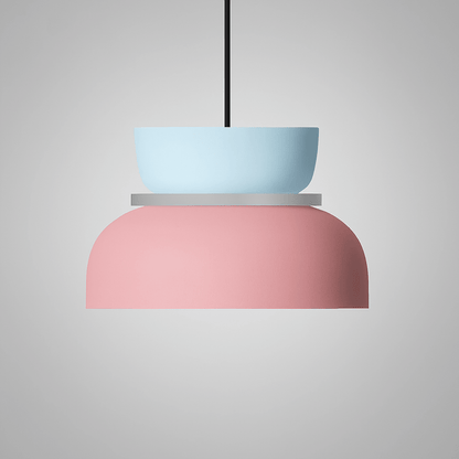 Nordic Hanging Lamp with LED Light – Colorful Metal Shade for Kitchen Pendant Lighting 10