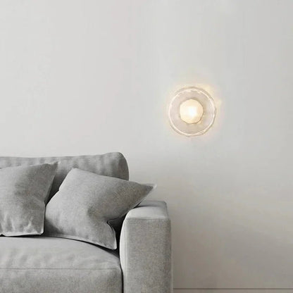 Nordic wall lamp set featuring a compact 20cm design with clear glass shade, perfect for modern home decor and ambient lighting. 3