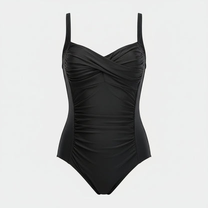 One Piece Swimsuit for women featuring tummy control and adjustable straps, designed for comfort and style, made from quick-drying fabric in a classic design 2