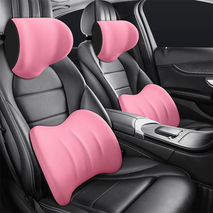 Orthopedic car pillow designed for spine support and comfort, made from durable synthetic fiber, perfect for travel use. 7