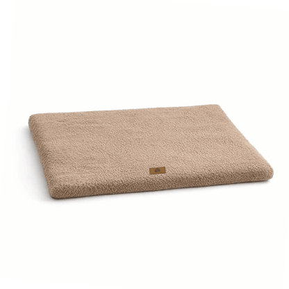 Orthopedic dog crate bed with a washable cover, designed for durability and support, suitable for all breeds. 1