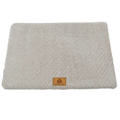 Orthopedic dog crate bed with a washable cover, designed for durability and support, suitable for all breeds. 9