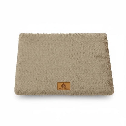 Orthopedic dog crate bed with a washable cover, designed for durability and support, suitable for all breeds. 0