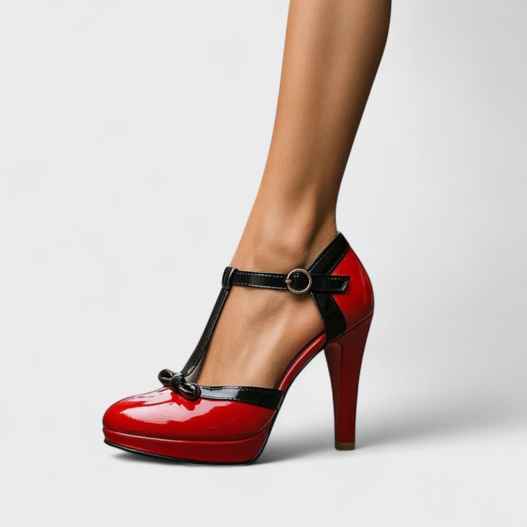 Orthopedic heels featuring a padded insole for enhanced comfort and stability, designed with a modern elegant aesthetic suitable for any occasion. 4
