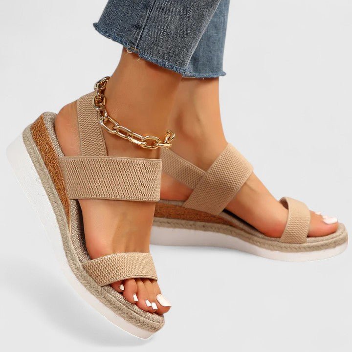 Orthopedic sandals for women featuring enhanced arch support and cushioned comfort, designed for foot pain relief and all-day wear. 0