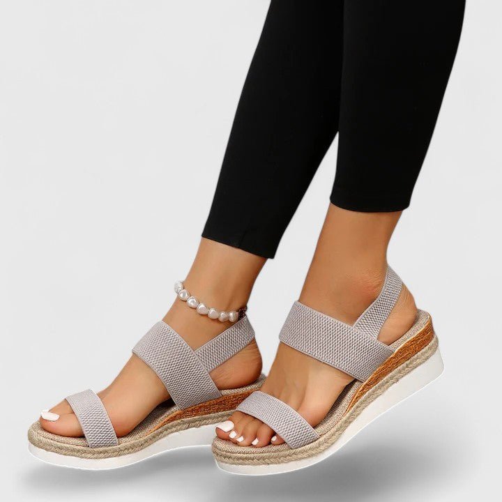 Orthopedic sandals for women featuring enhanced arch support and cushioned comfort, designed for foot pain relief and all-day wear. 5