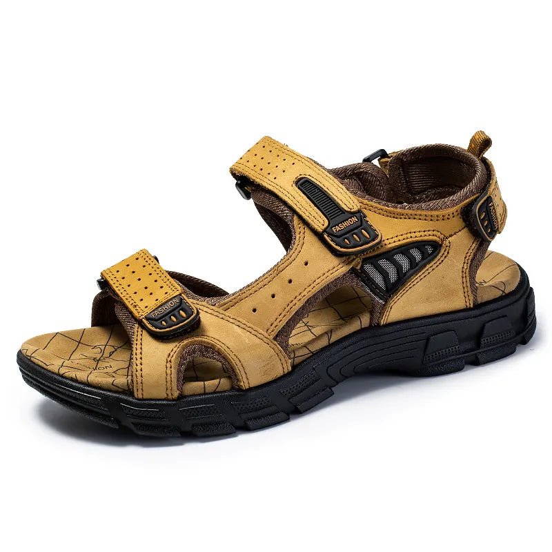Orthopedic sandals featuring adjustable Velcro closure designed for ergonomic support, suitable for both men and women. 3
