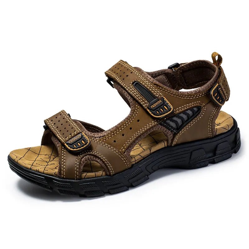 Orthopedic sandals featuring adjustable Velcro closure designed for ergonomic support, suitable for both men and women. 4