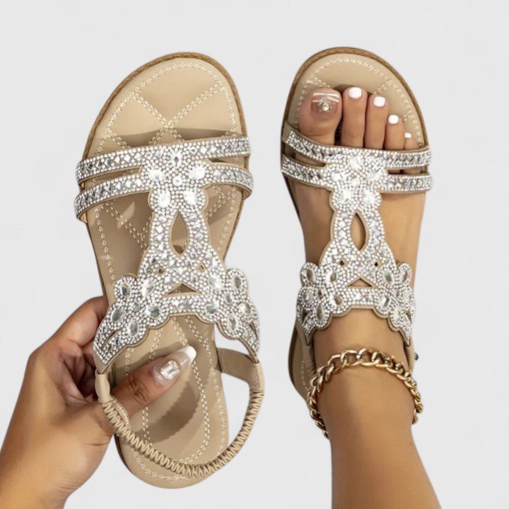 Lightweight orthopedic sandals featuring a stability sole and a breathable design, ideal for comfortable slip-on wear. 7