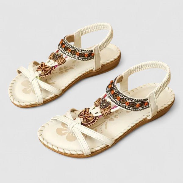 Orthopedic sandals featuring a stability sole and secure heel cap, designed for comfort and support in everyday wear. 9